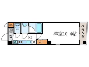 グランコスモ河原町の物件間取画像